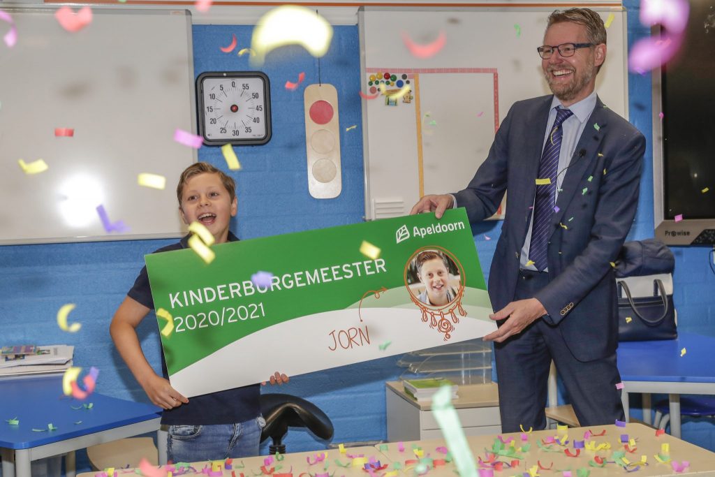Jorn nieuwe kinderburgemeester van Apeldoorn