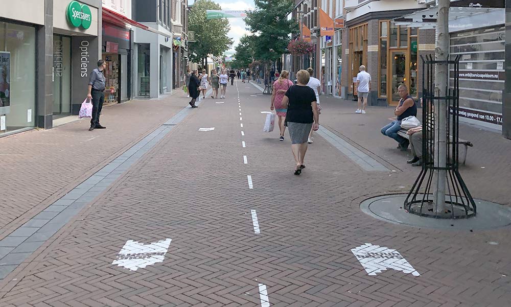 Coronamaatregelen binnenstad blijven van kracht