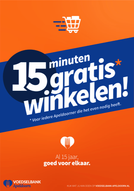 Voedselbank Apeldoorn bestaat 15 jaar