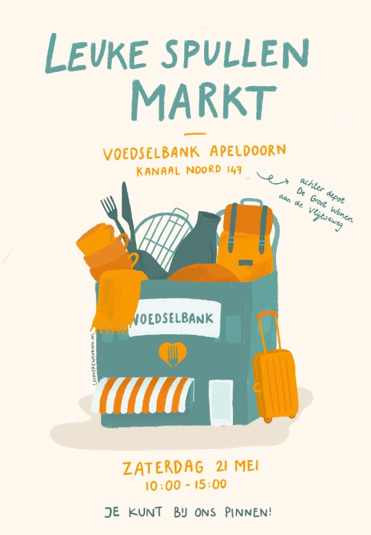 Leuke Spullen Markt bij Voedselbank Apeldoorn