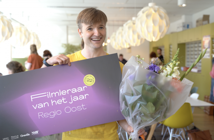 Wordt de Apeldoornse Lukas Evers Filmleraar van het Jaar 2022?