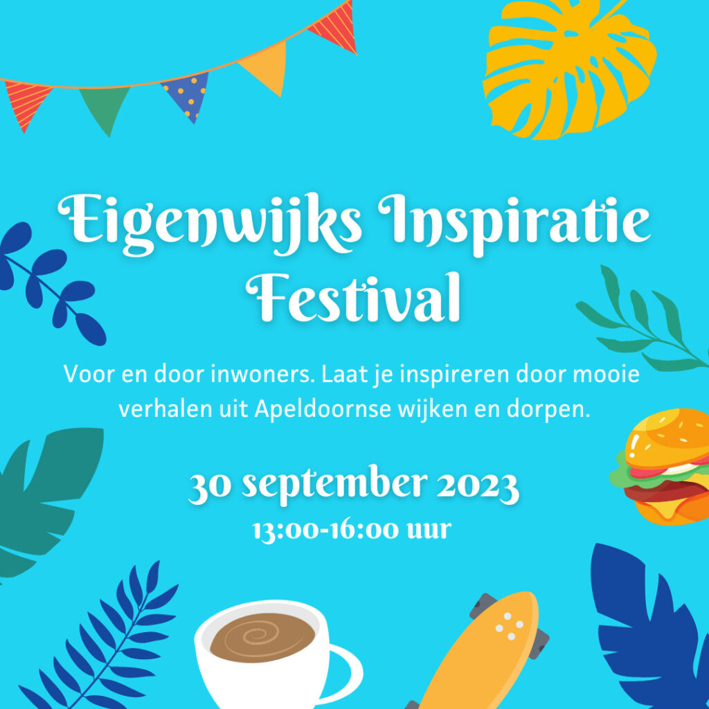 zaterdag 30 september het Eigenwijks Festival