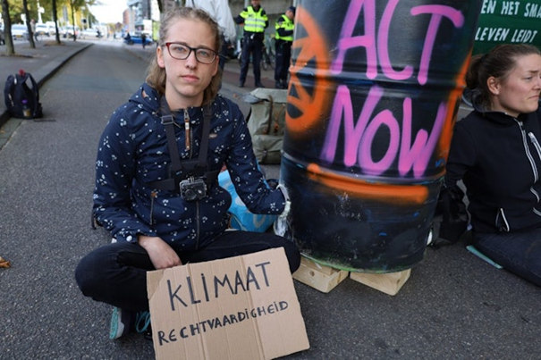 Klimaatactivist doet 24 oktober de grote kerk aan